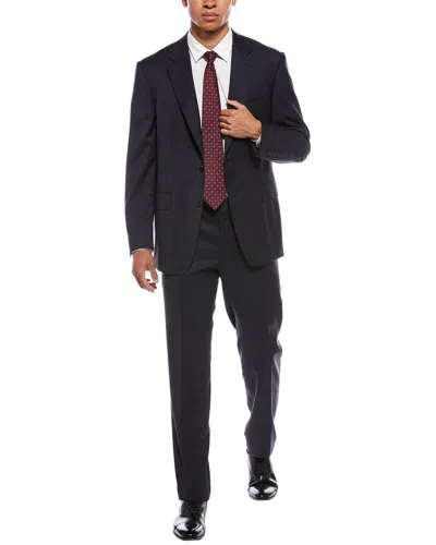Canali 2pc Wool Suit In Blue