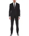 Canali 2pc Wool Suit In Black