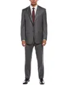 Canali 2pc Wool Suit In Black