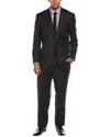 Canali 2pc Wool Suit In Black