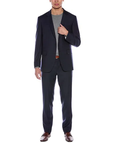 Canali 2pc Wool Suit In Blue