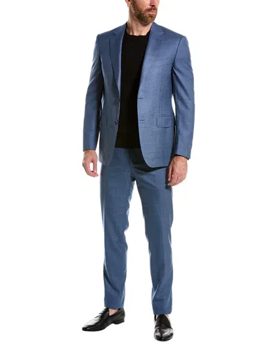 Canali 2pc Wool Suit In Blue