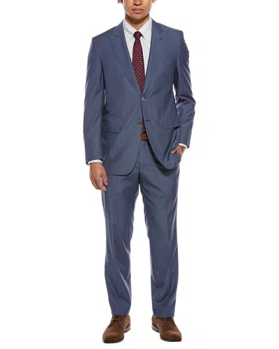 Canali 2pc Wool Suit In Blue