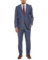 Canali 2pc Wool Suit In Blue