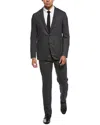 Canali 2pc Wool Suit In Blue