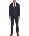 Canali 2pc Wool Suit In Blue