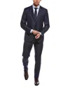 Canali 2pc Wool Suit In Blue