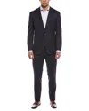 Canali 2pc Wool Suit In Blue