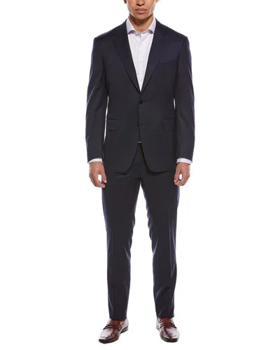 Canali 2pc Wool Suit In Blue