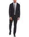 Canali 2pc Wool Suit In Transparent