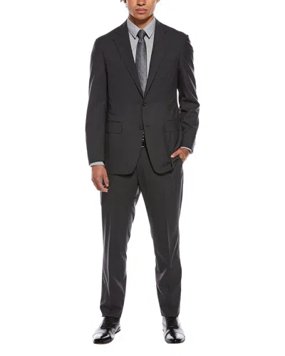 Canali 2pc Wool Suit In Black