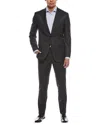Canali 2pc Wool Suit In Gray
