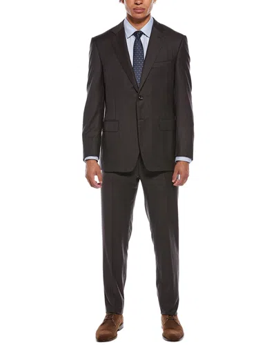 Canali 2pc Wool Suit In Yellow