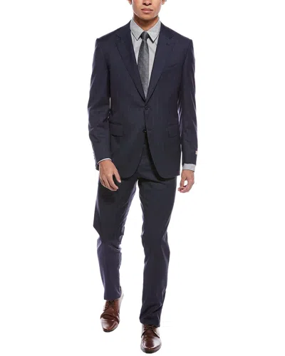 Canali 2pc Wool Suit In Multi