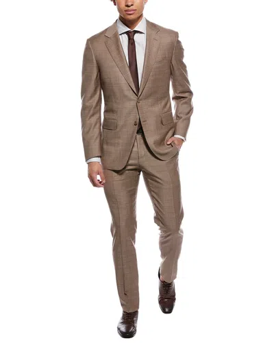 Canali 2pc Wool Suit In Neutral