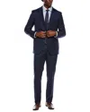 Canali Milano Trim Fit Impeccabile Microcheck Super 130s Wool Suit In Blue
