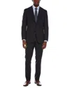 Canali 2pc Wool Suit With Flat Front Pant In Blue