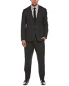Canali 2pc Wool-blend Suit In Black