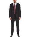 Canali 2pc Wool-blend Suit In Black