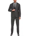 Canali 2pc Wool-blend Suit In Gray