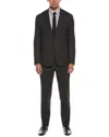 Canali 2pc Wool-blend Suit In Gray