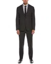 Canali 2pc Wool-blend Suit In Grey