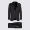 Canali Wool Two-piece Tuxedo Suit In Black