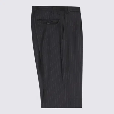 Canali Black Wool Suits