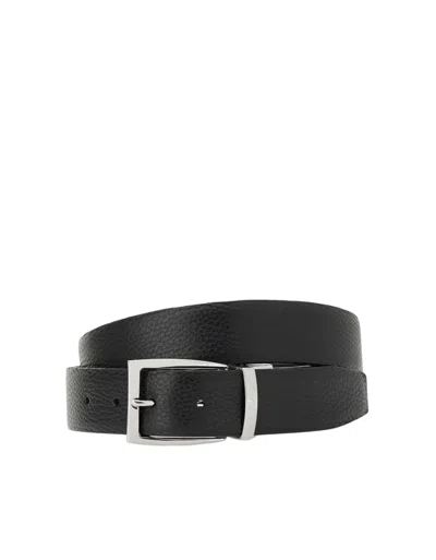 Canali Belt In Black