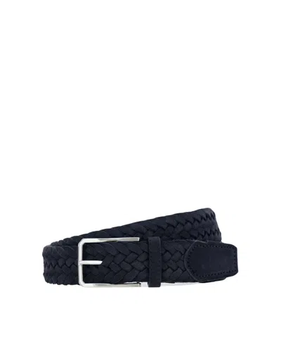 Canali Belt In Blue