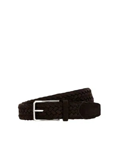 Canali Belt In Brown