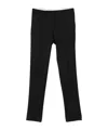 Canali Garment-dyed Stretch-lyocell And Cotton-blend Trousers In Black