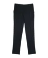 Canali Belt-loop Casual Pants In Black