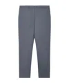 Canali Belt Loop Casual Pants In Gray