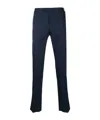 Canali Belt-loop Formal Trousers In Black