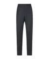 Canali Belt Loop Track Pants In Black