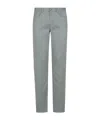 Canali Belt Loop Track Pants In Gray