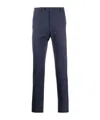 Canali Belt-loop Trousers In Black