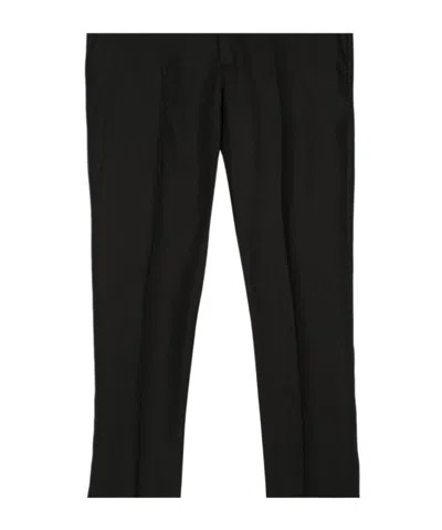 Canali Belt-loop Trousers In Black