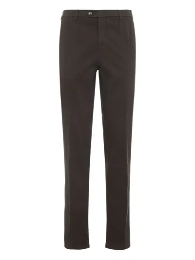 Canali Brown Classic Cotton Chino Pants