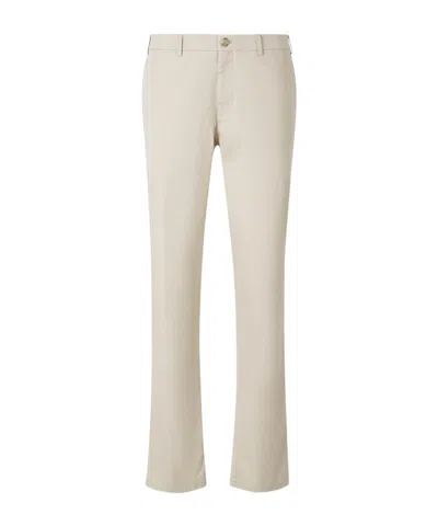 Canali Belt Loops Slacks In Brown