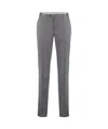Canali Belt Loops Slacks In Gray