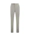 Canali Belt Loops Slacks In Gray
