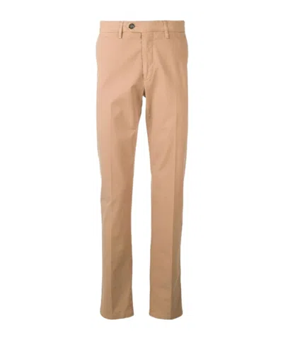 Canali Belt Loops Slacks In Nude