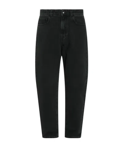 Canali Belt-loop Jeans In Black