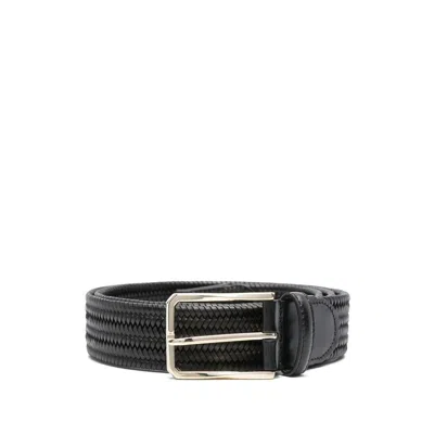 Canali Belts In Black