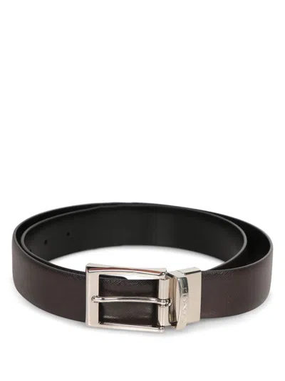 Canali Belts In Black