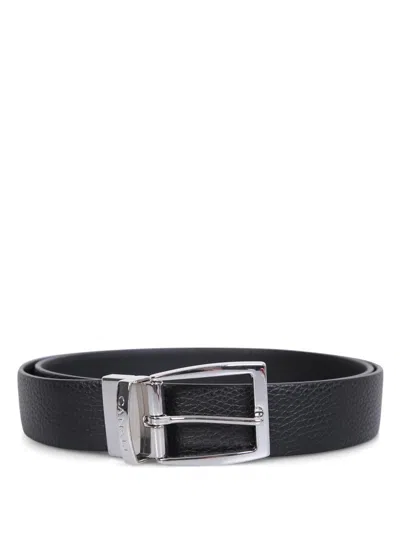Canali Belts In Black