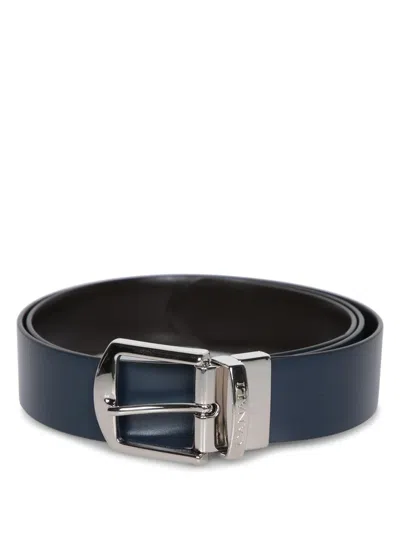 Canali Belts In Blue