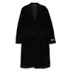Canali Single-breasted Coat In Black
